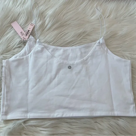Victoria’s Secret Cotton Tank Top - NWT - Size Large - White - Picture 9 of 9